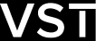 VST text logo in black and white